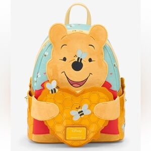 NEW Loungefly Disney Winnie the Pooh Honey Heart Honey Scented Mini Backpack